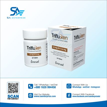 Trifluxen 15 MG +6.14 MG (Trifluridine and Tipircil) Tablets