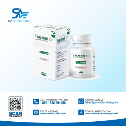 Tractoni 100 mg (Larotrectinib) Capsules